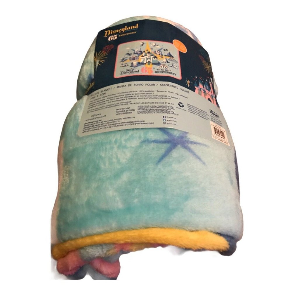 Disneyland 65th Anniversary Funko Fleece Blanket